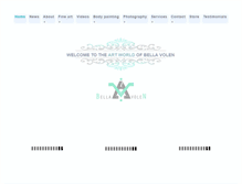 Tablet Screenshot of bella-volen.com